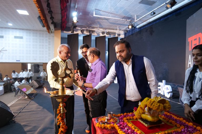 Lamp lighting by Ketan Mohitkar at TEDx