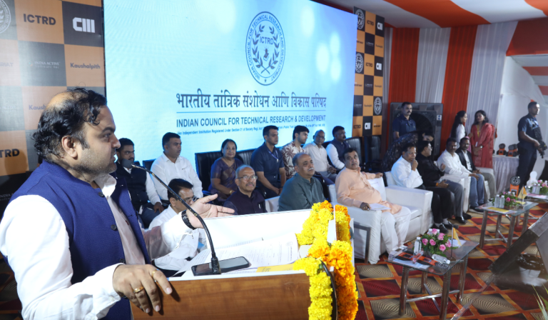 Dr. Ketan Mohitkar addressing the attendees at ICTRD inauguration
