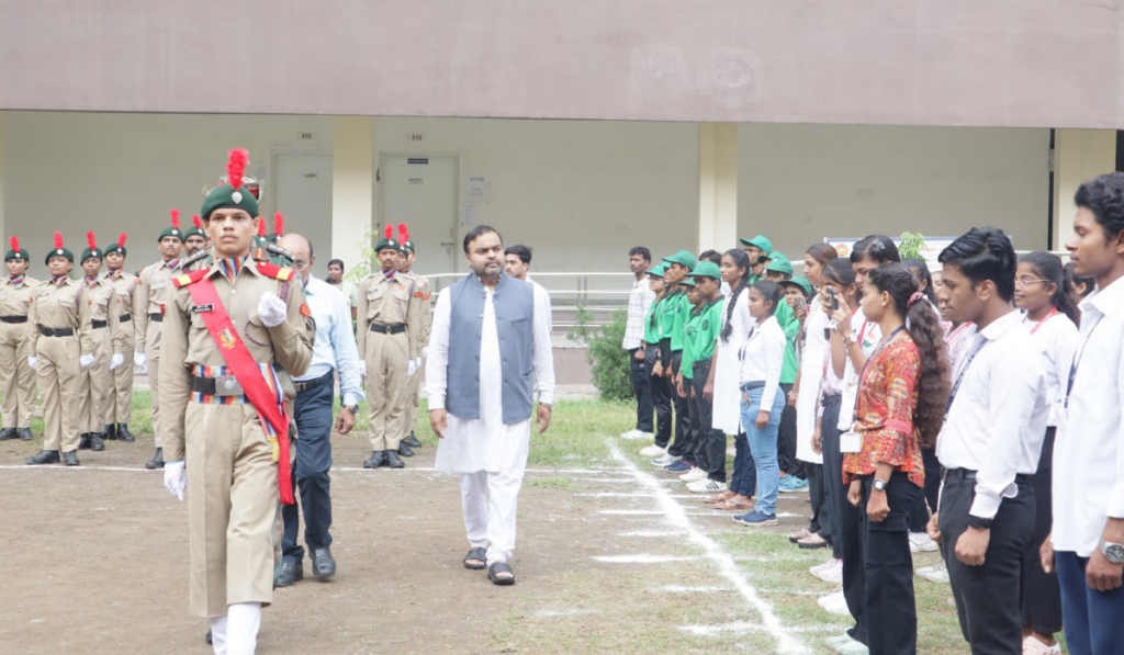 Dr. Ketan Mohitkar on independence day 2025 at VMV Clg