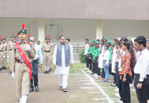 Dr. Ketan Mohitkar on independence day 2025 at VMV Clg